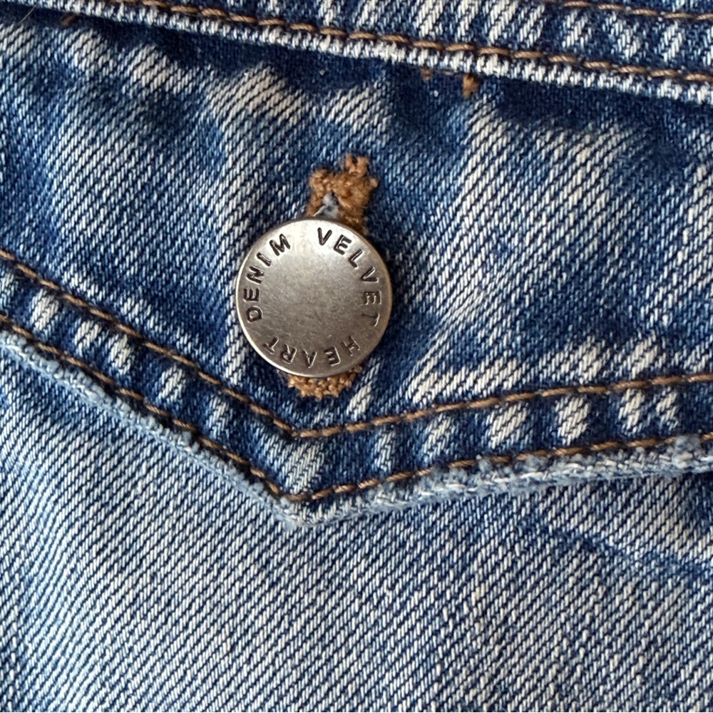 VELVET HEART Denim Jacket Women’s Medium - Picture 4 of 12